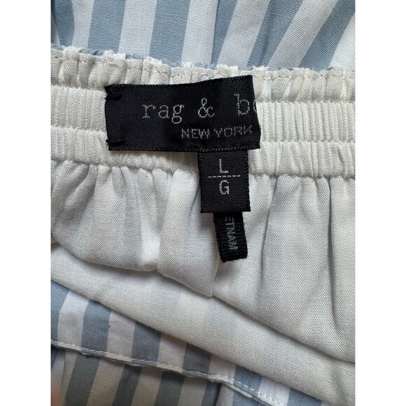 Rag & Bone Leilah Stripe Poplin Maxi Dress - Size Large (New) $478.00 retail - Picture 4 of 5